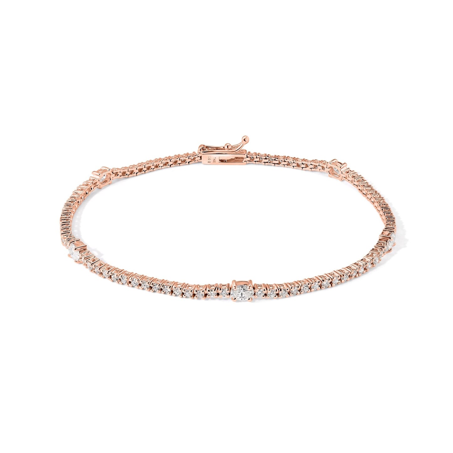 14K Diamond Tennis Bracelet