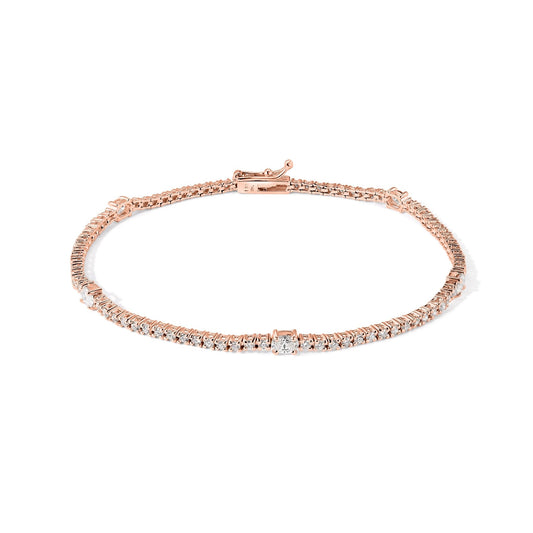 14K Diamond Tennis Bracelet