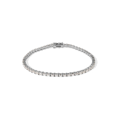 14K Baguette Diamond Bracelet