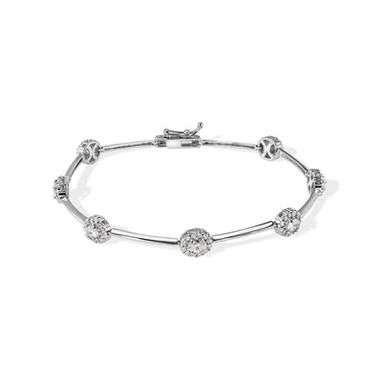 14K Diamond Bangle Bracelet