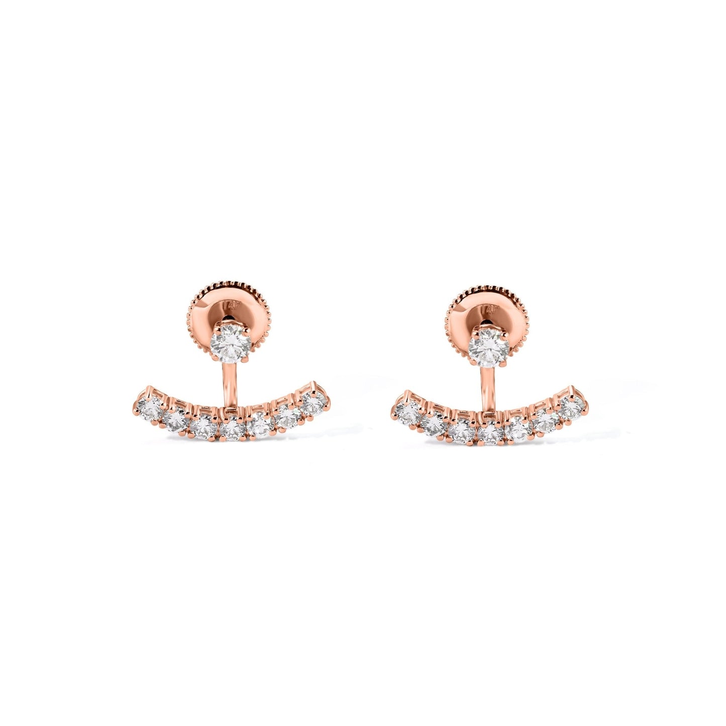14K Fancy Stud Earrings