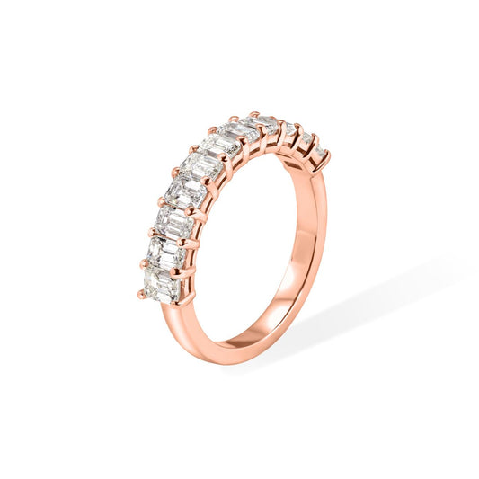 14K Diamond Half Eternity Ring