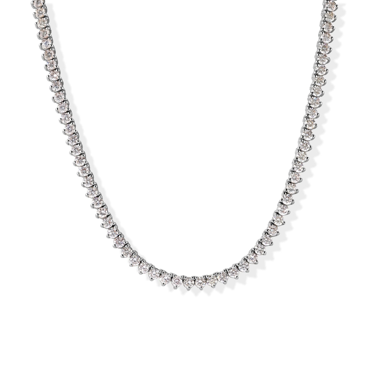14K Diamond Tennis Necklace
