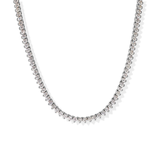 14K Diamond Tennis Necklace