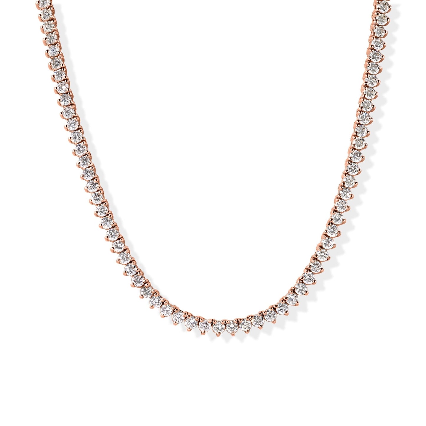 14K Diamond Tennis Necklace
