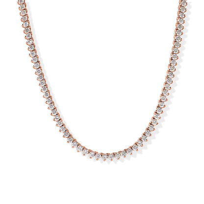 14K Diamond Tennis Necklace
