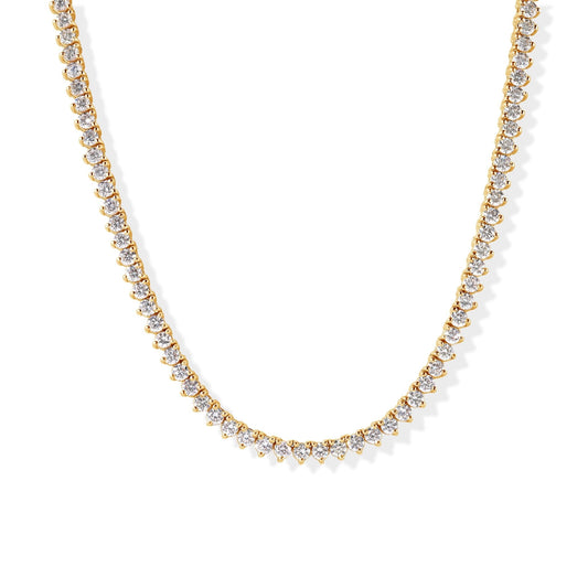 14K Diamond Tennis Necklace