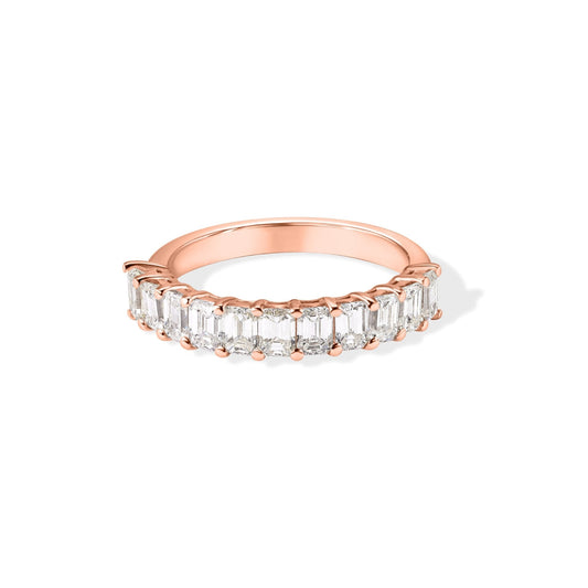 14K Diamond Half Eternity Ring