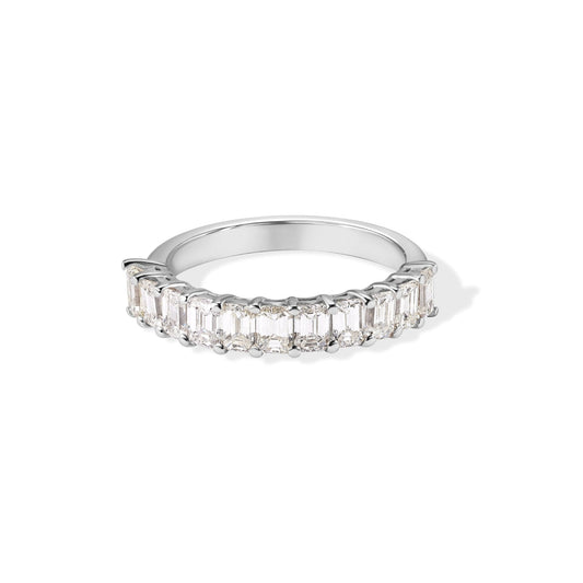 14K Diamond Half Eternity Ring