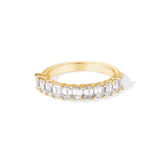 14K Diamond Half Eternity Ring