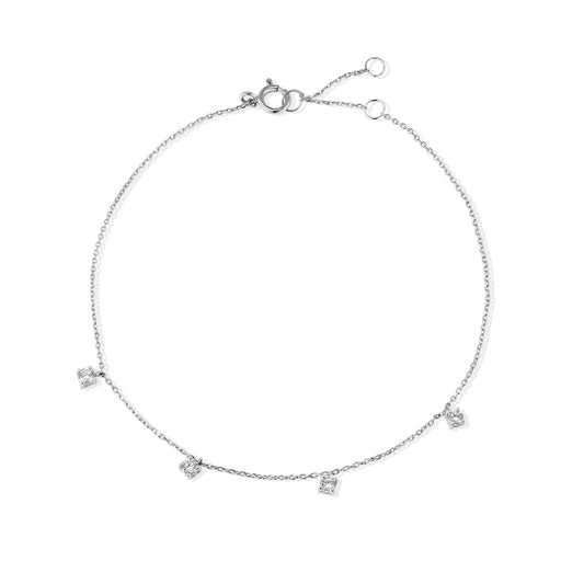 18K 4 Diamonds Bracelet