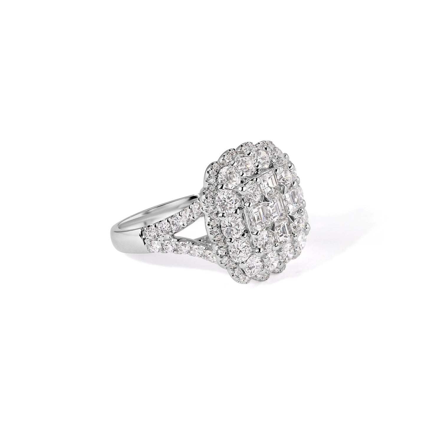 18K Diamond Ladies Ring
