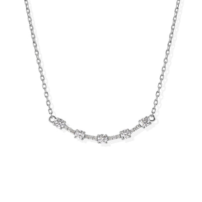18K Smile Diamond Necklace