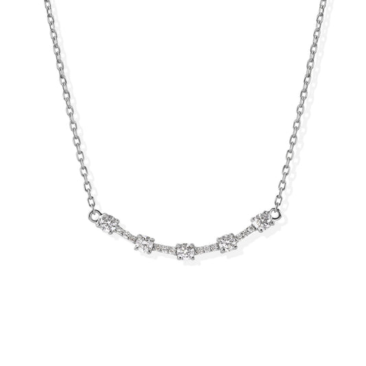 18K Smile Diamond Necklace