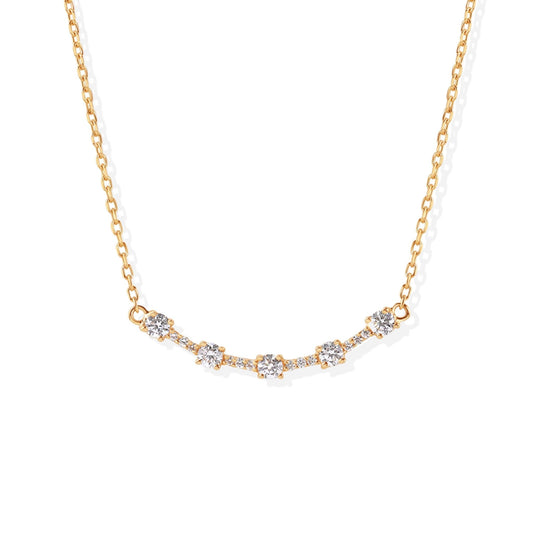 18K Smile Diamond Necklace