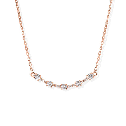 18K Smile Diamond Necklace