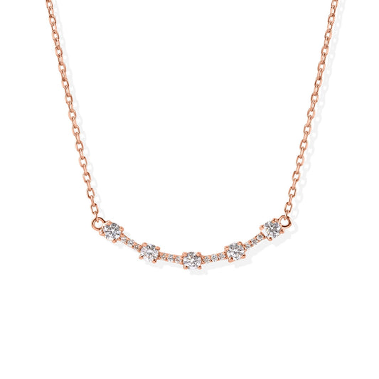 18K Smile Diamond Necklace