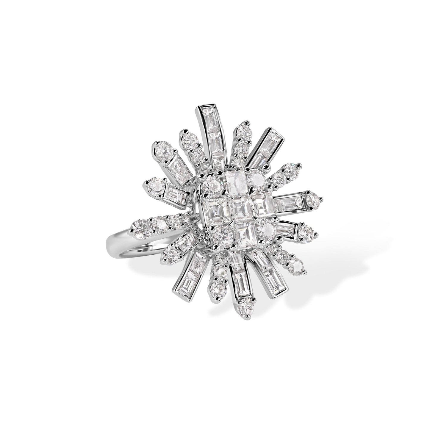 18k Fancy Diamond Ring