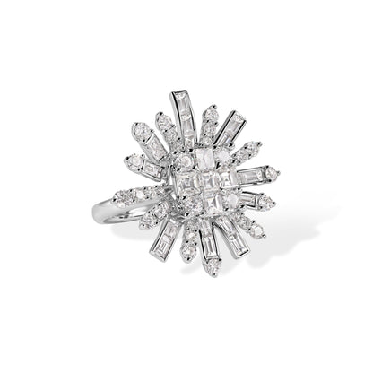 18k Fancy Diamond Ring