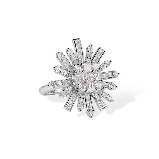 18k Fancy Diamond Ring