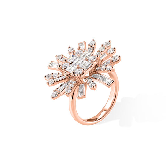 18k Fancy Diamond Ring