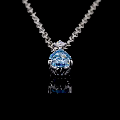 1.12 ct. Blue Diamond Pendant