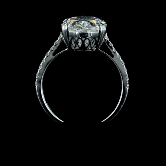 5.51 ct. Oval Diamond Solitaire Ring