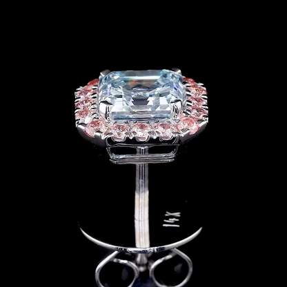 2.02 ct. Blue Diamond Stud Earrings