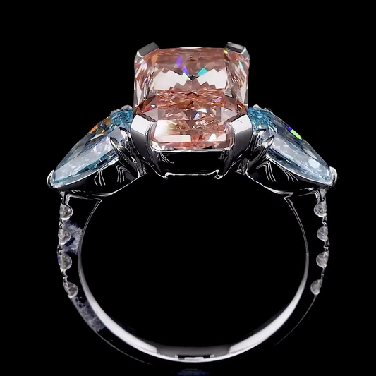 7.00 ct. Pink Diamond 3-Piece Ring