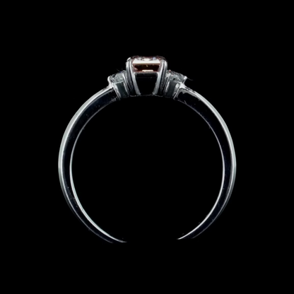 1.01 ct. Pink Diamond Side Stone Ring
