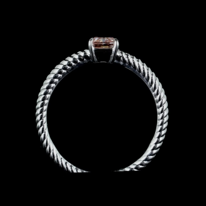 1.00 Ct. Pink Solitaire Ring