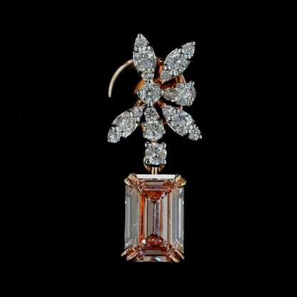 2.44 ct. Pink Diamond Drop Earrings