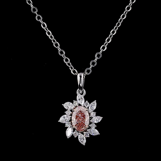 0.79 Ct. Pink Diamond Pendant