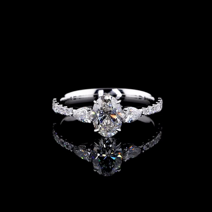1.06 ct. Oval Diamond Solitaire Ring