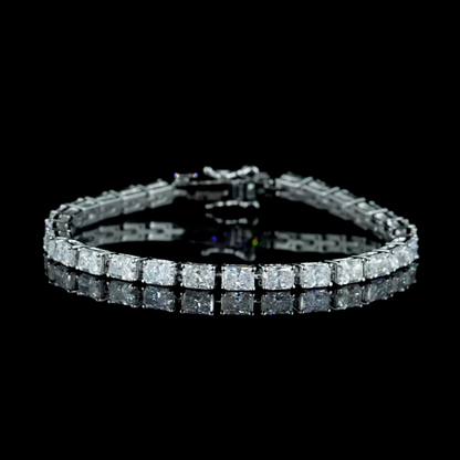 7.51 Ct. Radiant Diamond Tennis Bracelet