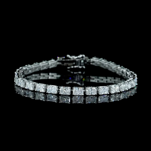 7.51 Ct. Radiant Diamond Tennis Bracelet