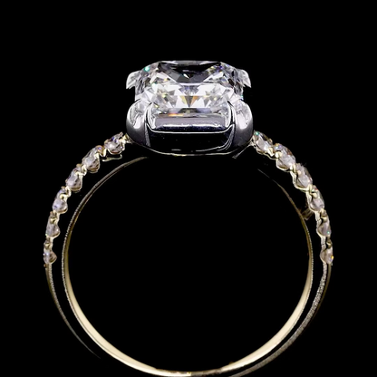 2.59 ct. Radiant Diamond Pavé Ring