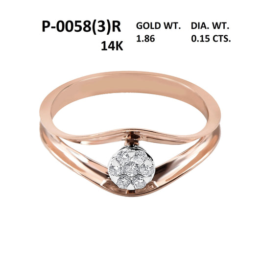 10K Rose Gold Ring