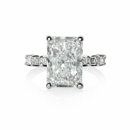 Celestial 6-Carat Radiant Cut Diamond Ring