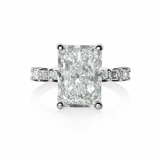Celestial 6-Carat Radiant Cut Diamond Ring