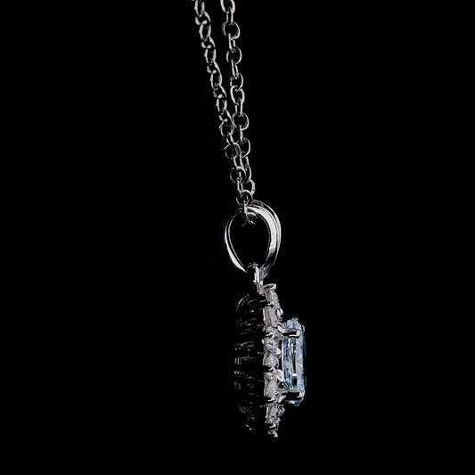 1.16 ct. Blue Diamond Pendant