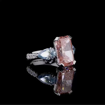7.00 ct. Pink Diamond 3-Piece Ring