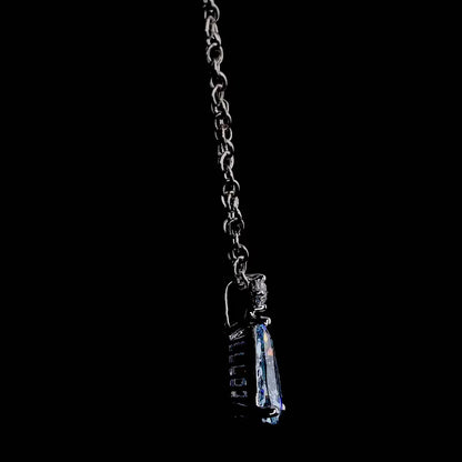 1.12 ct. Blue Diamond Pendant