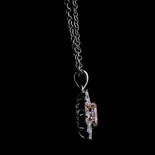0.79 Ct. Pink Diamond Pendant
